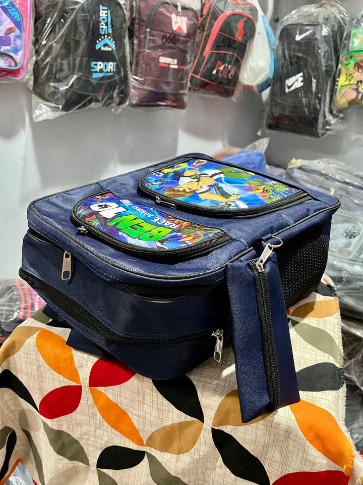 Ben 10 Premium Quality School Bagpack With Extra Pouch