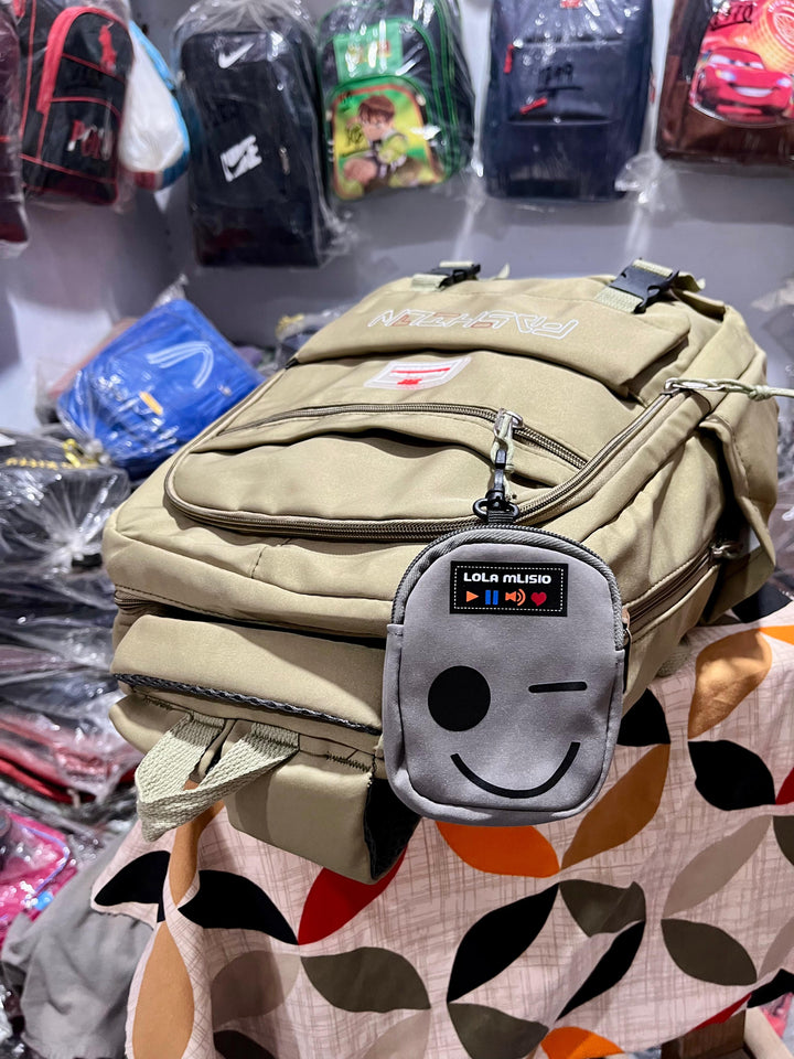 Fashion Premium Quality Bagpack with extra small pouch