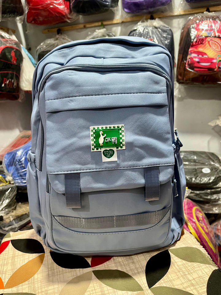 Ok Bagpack with Comfortable Stripes Specially Design for University