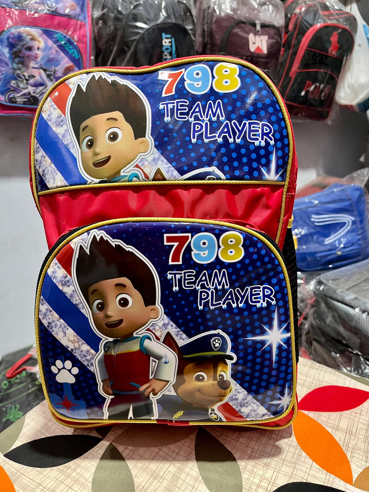 798 Team Player Cartoon bag pack
