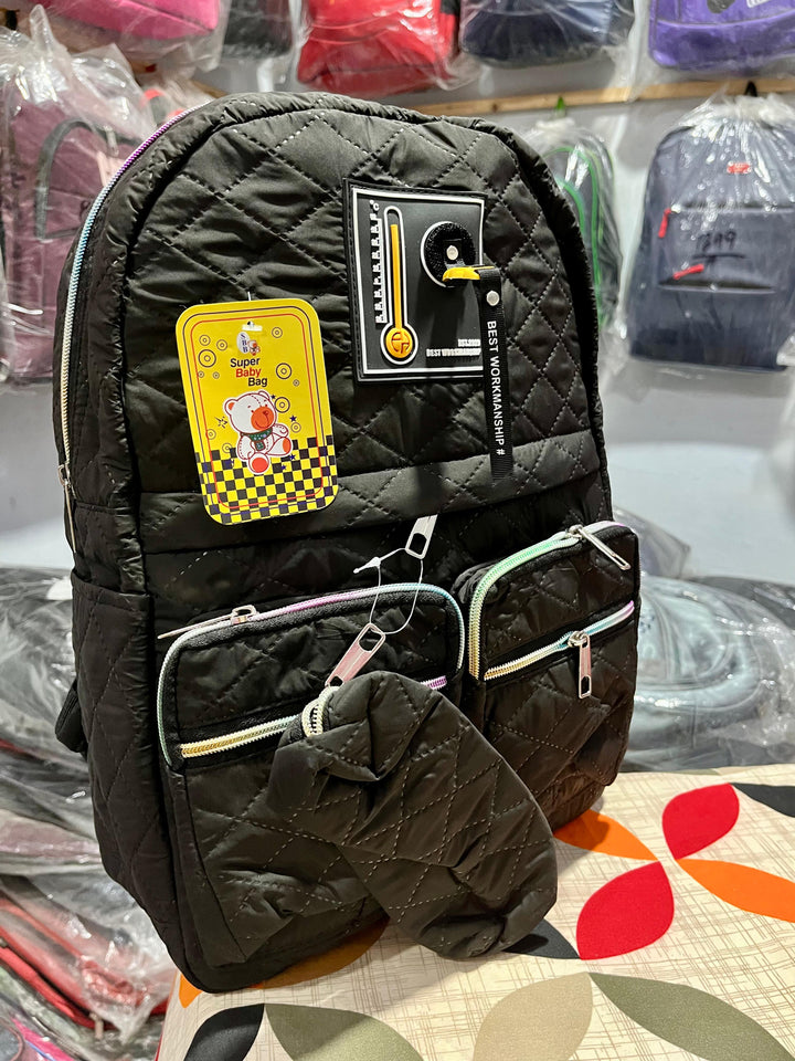 Best Workmanship College Bagpack With Extra Pouch